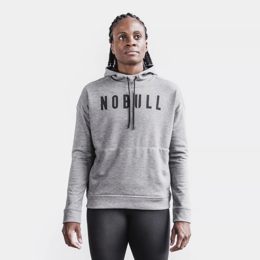 NoBull‎ Women’s Gray Legacy Hoodie Medium